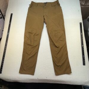 Call Dradon Mens XL Tactical Pants Brown Cotton Blend Utility Workwear